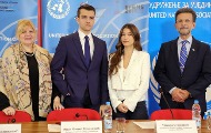 Video snimak konferencije za novinare Udruženja za Ujedinjene nacije Srbije: "Omladinski delegati Srbije u Ujedinjenim nacijama"